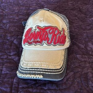 Born to Ride women’s baseball cap with bling